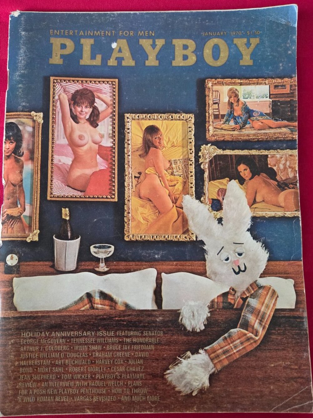 RARE, VINTAGE, JANUARY 1970, ANNIVERSARY ISSUE OF PLAYBOY MAGAZINE!!!